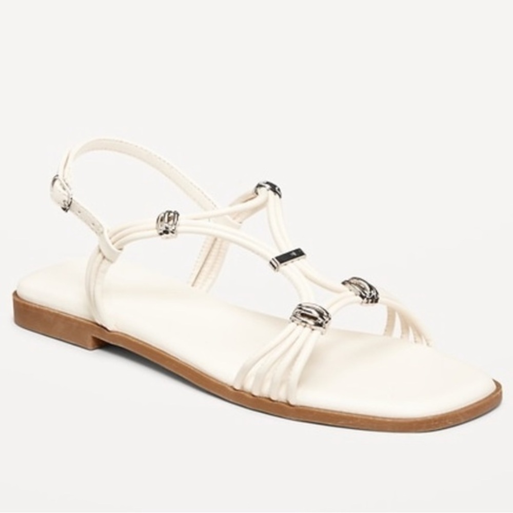 NEW…Old Navy Faux Leather Strappy Sandals